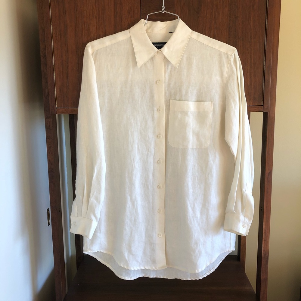 SOLD • minimal button front shirt
